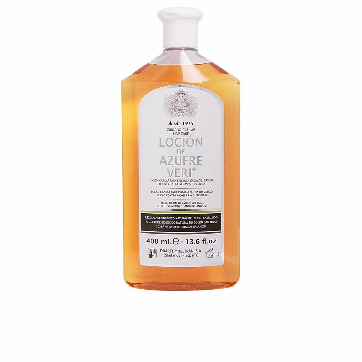 Anti-Håravfall lotion Azufre Veri Azufre Veri 400 ml