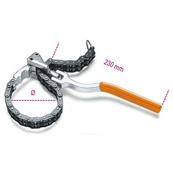 Beta Tools Oljefilteravdragare med dubbel kedja 1488L