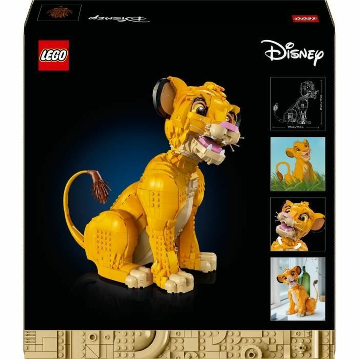 Byggsats Lego Disney Classic 43247 Simba, the Young Lion King Multicolour 1445 Delar - 6
