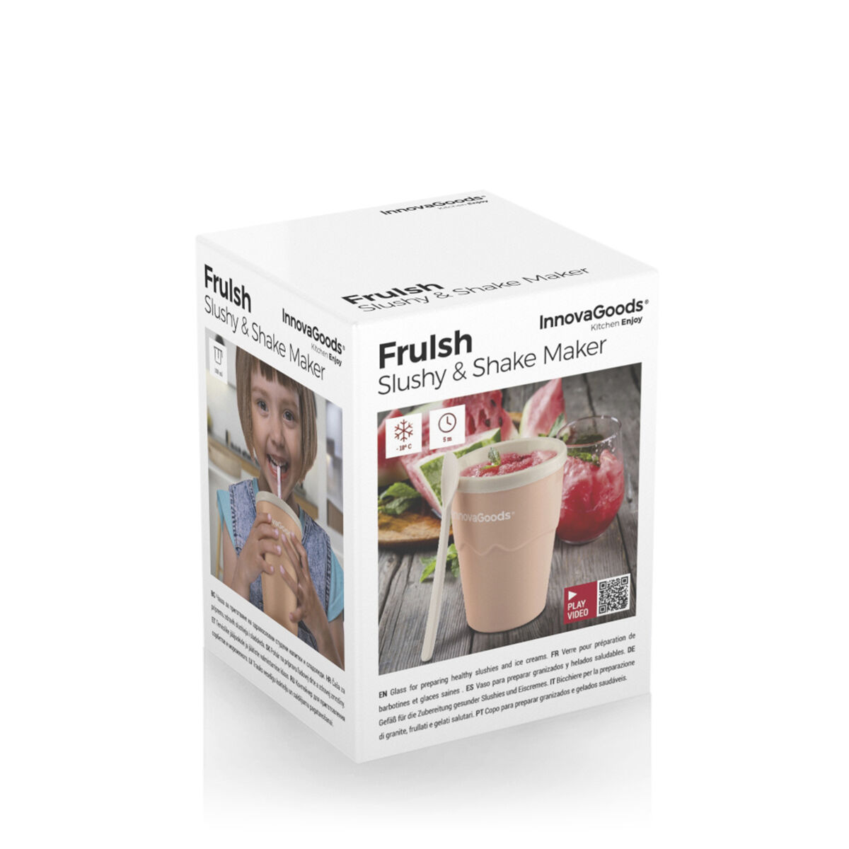 Kopp för att göra glass och slushie med recept Frulsh InnovaGoods - 14