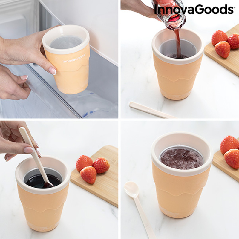 Kopp för att göra glass och slushie med recept Frulsh InnovaGoods - 8