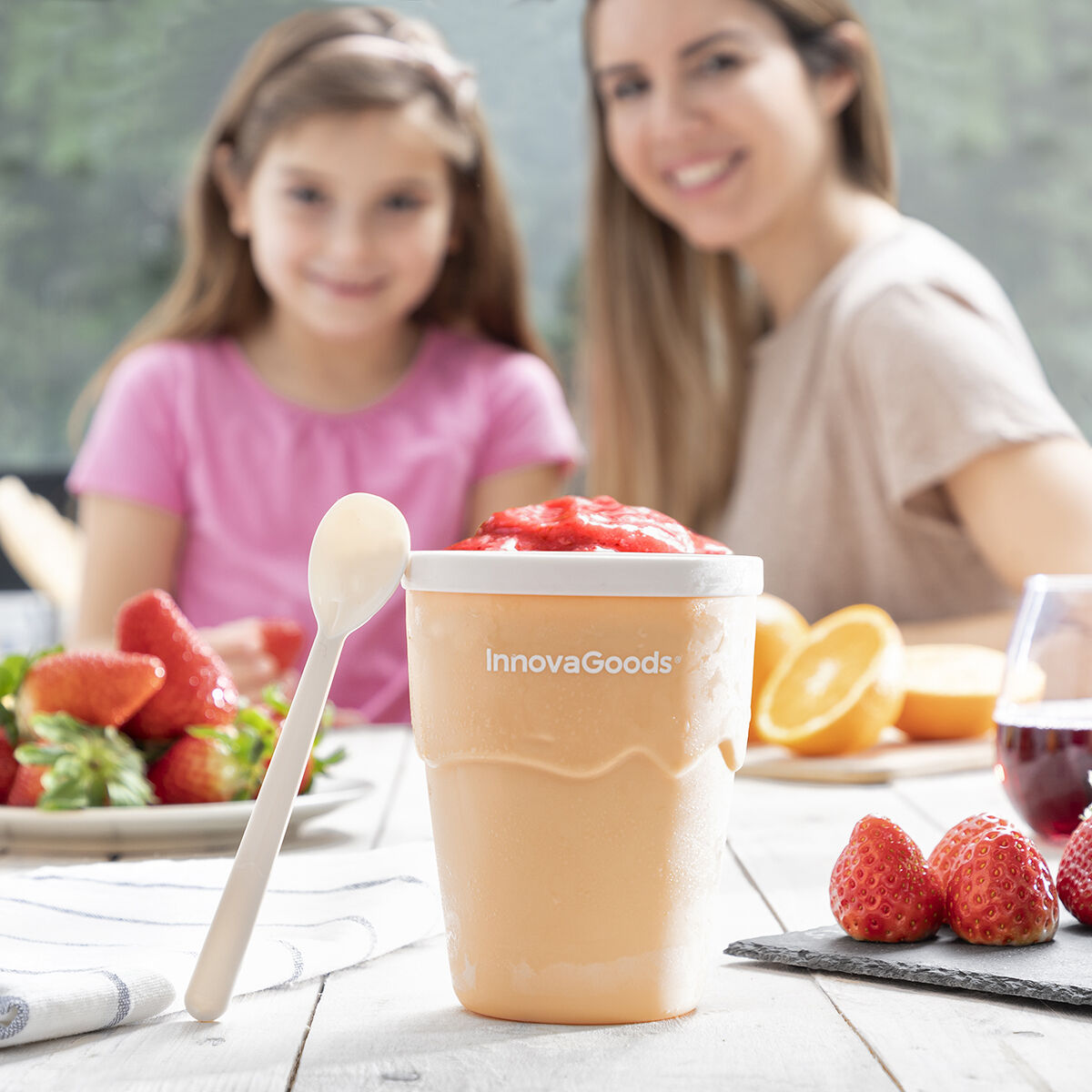 Kopp för att göra glass och slushie med recept Frulsh InnovaGoods - 21