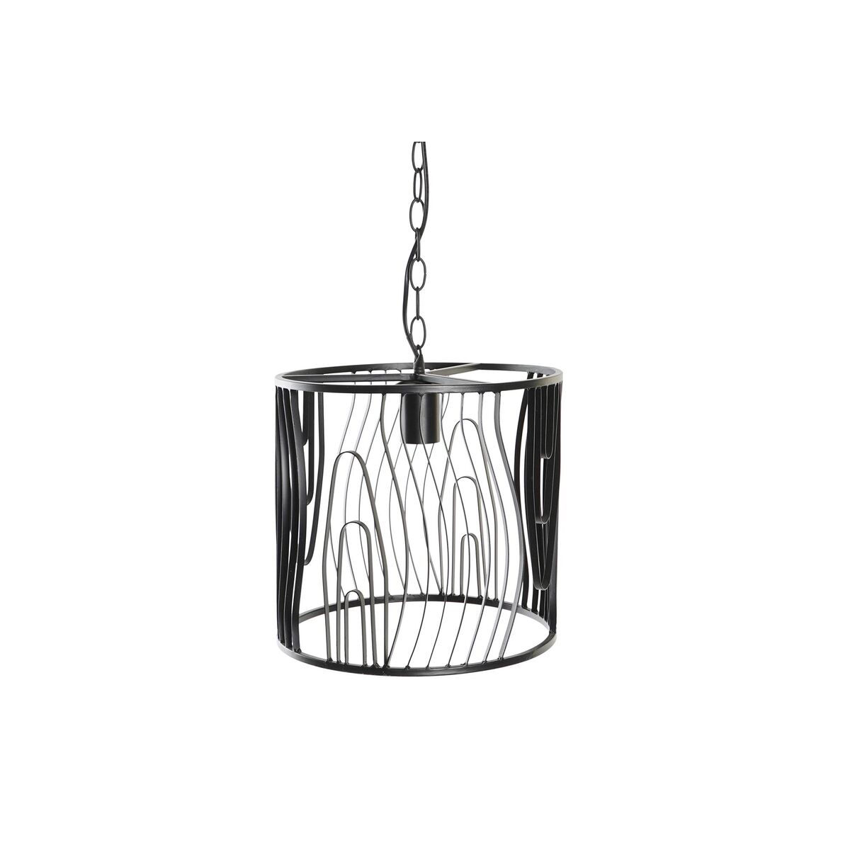 Taklampa DKD Home Decor Svart 220 V 50 W (30 x 30 x 28 cm) - 5