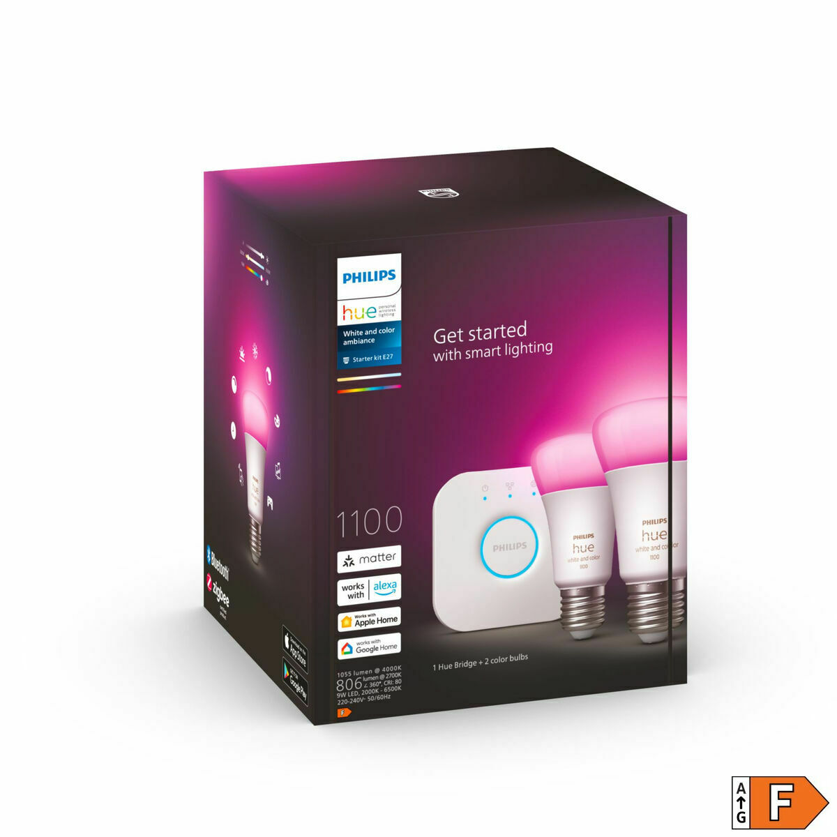 Smart-Lampa Philips Kit de inicio E27 9 W E27 LED 6500 K 806 lm - 6