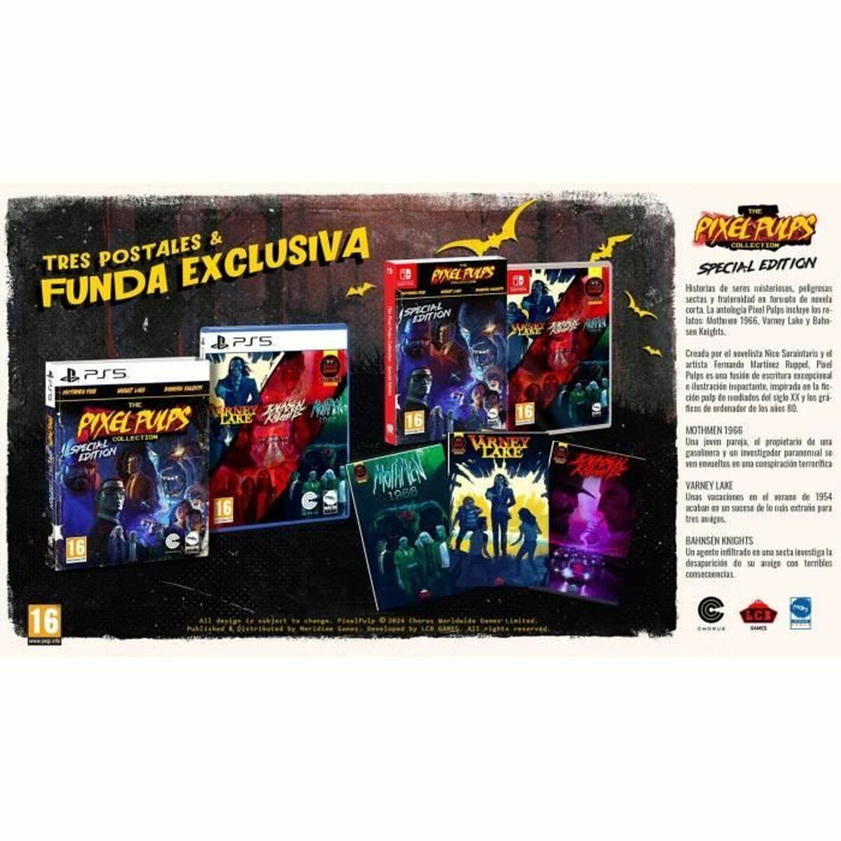 PlayStation 5 Videospel Microids The Pixel Pulps Collection Special Edition - 2