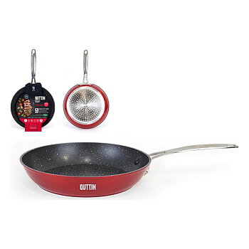 Non-stick-panna Quttin Majestic Röd Ø 28 cm 28,5 x 48,5 cm