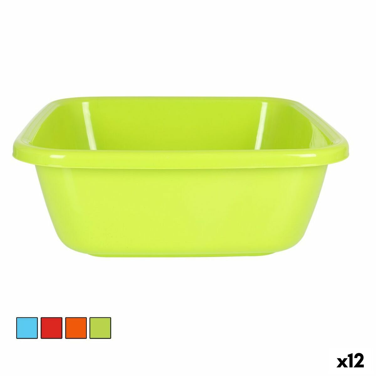 Tvättbalja Dem Colors 20 L 44 x 44 x 16,5 cm (12 antal)