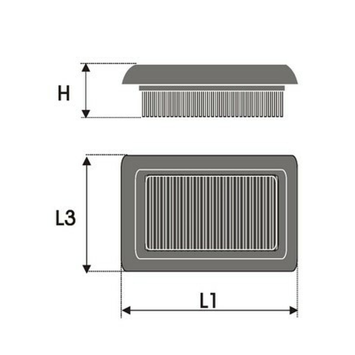 Luftfilter Green Filters P455670 - 2