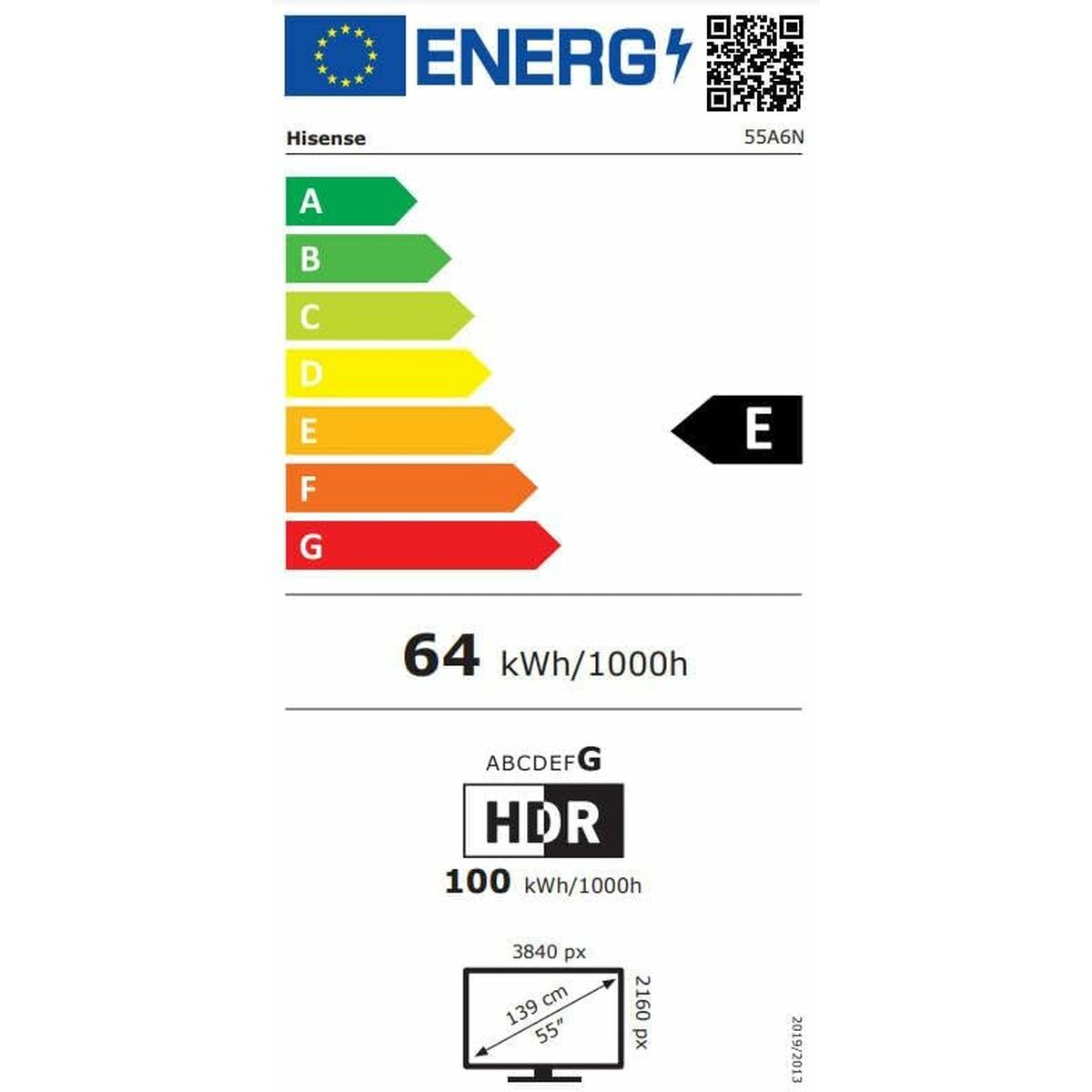 Smart TV Hisense 55A6N 4K Ultra HD 55" LED - 4