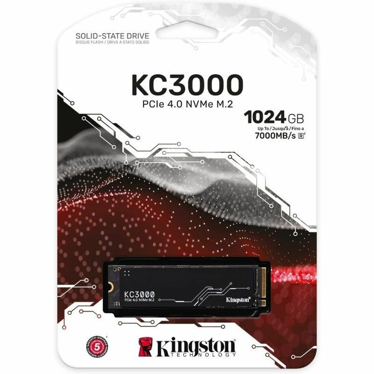 Hårddisk Kingston SKC3000S/1024G 1 TB SSD
