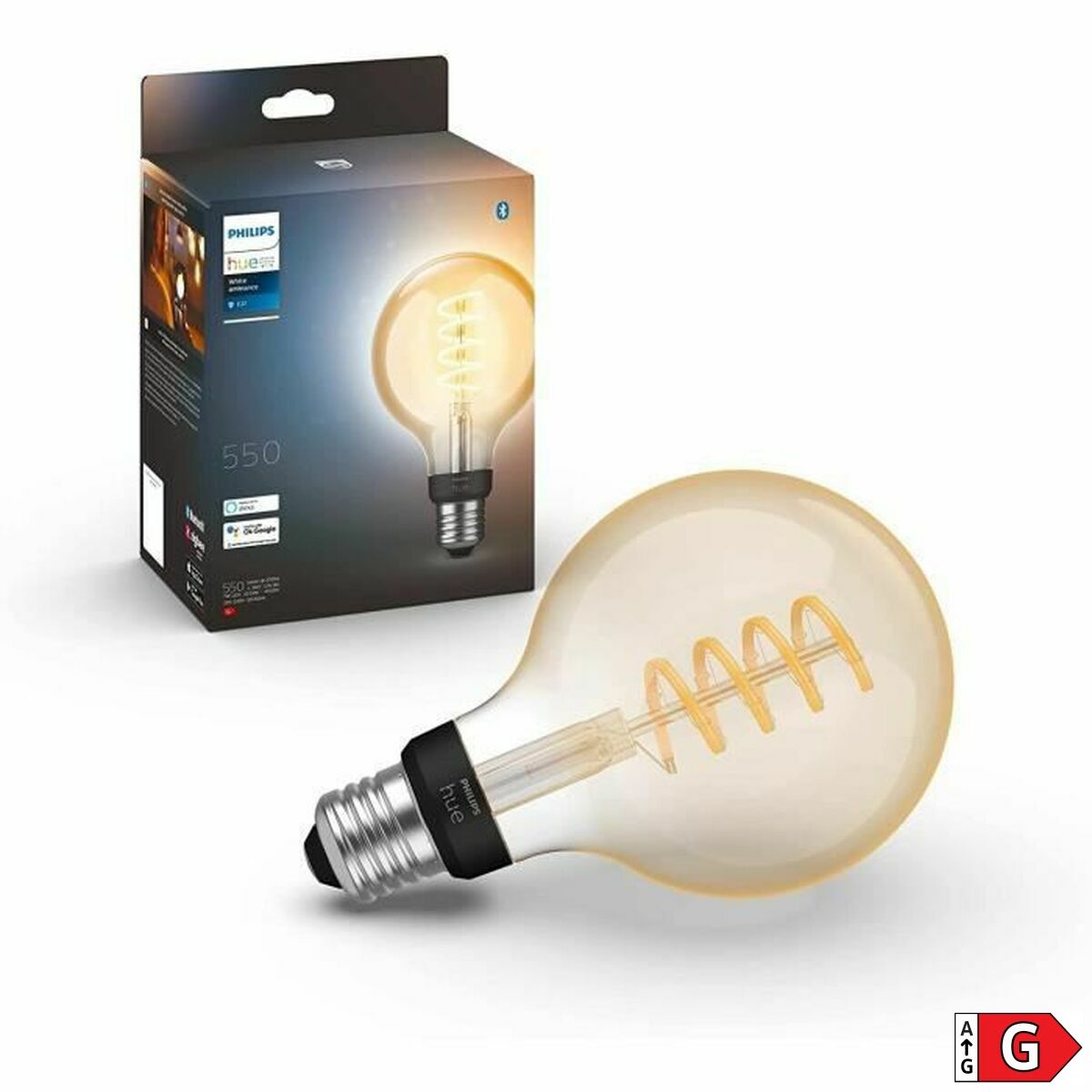 Smart-Lampa Philips Globo G93 - Bombilla inteligente E27 7 W 40 W 60 W E27 LED - 9