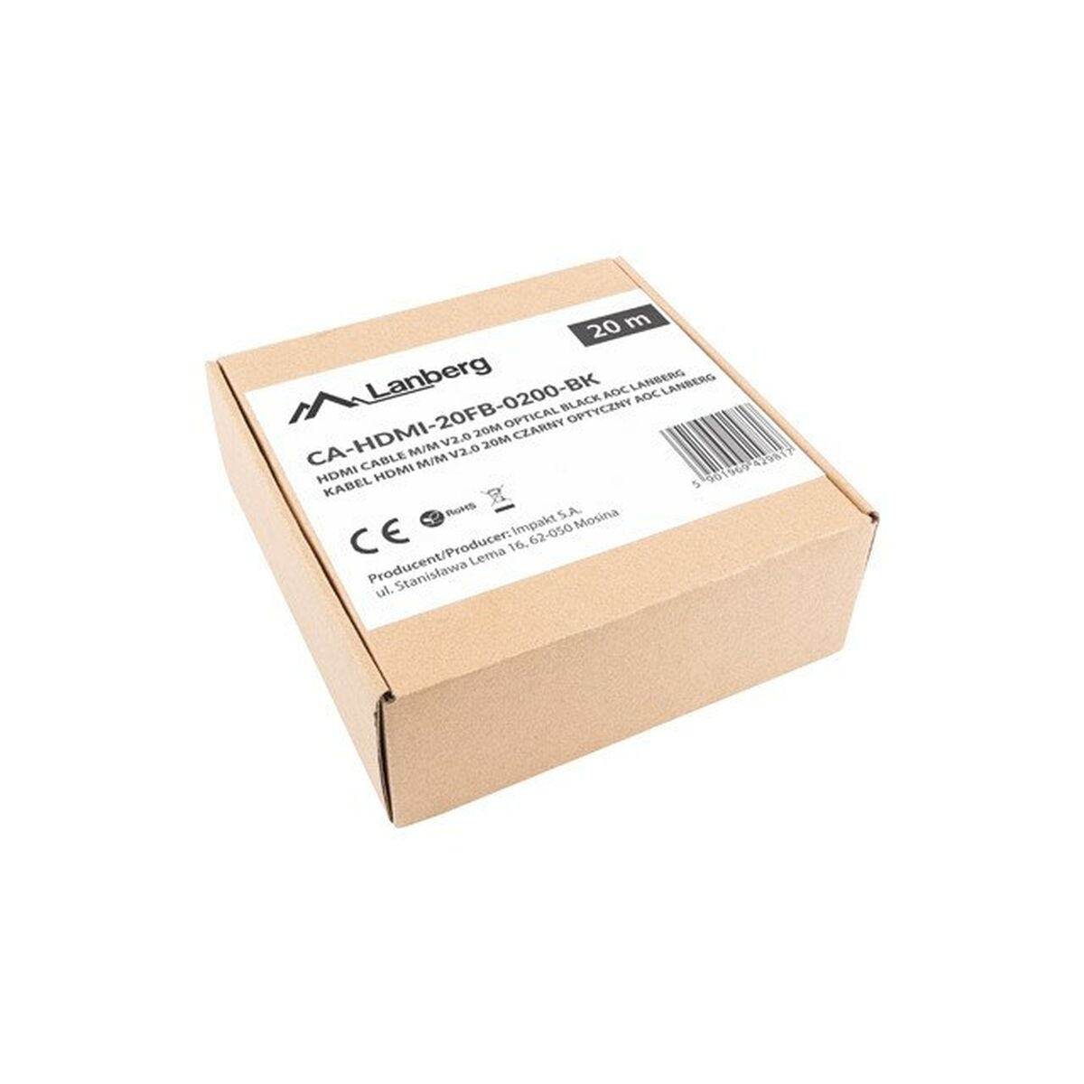 Kabel HDMI Lanberg CA-HDMI-20FB-0200-BK 20 m - 5