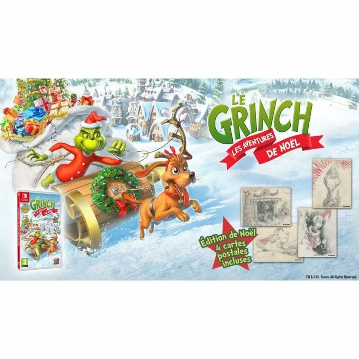 TV-spel för Switch Bandai Namco Le Grinch : Les Aventures de Noël - 2