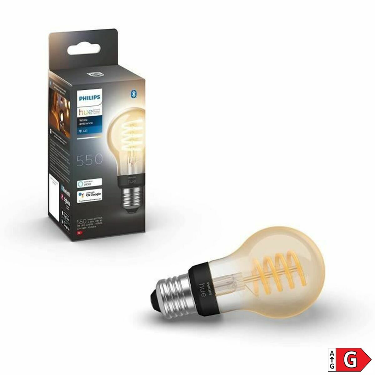 Smart-Lampa Philips Bombilla inteligente A60 - E27 7 W 40 W 60 W E27 LED - 9