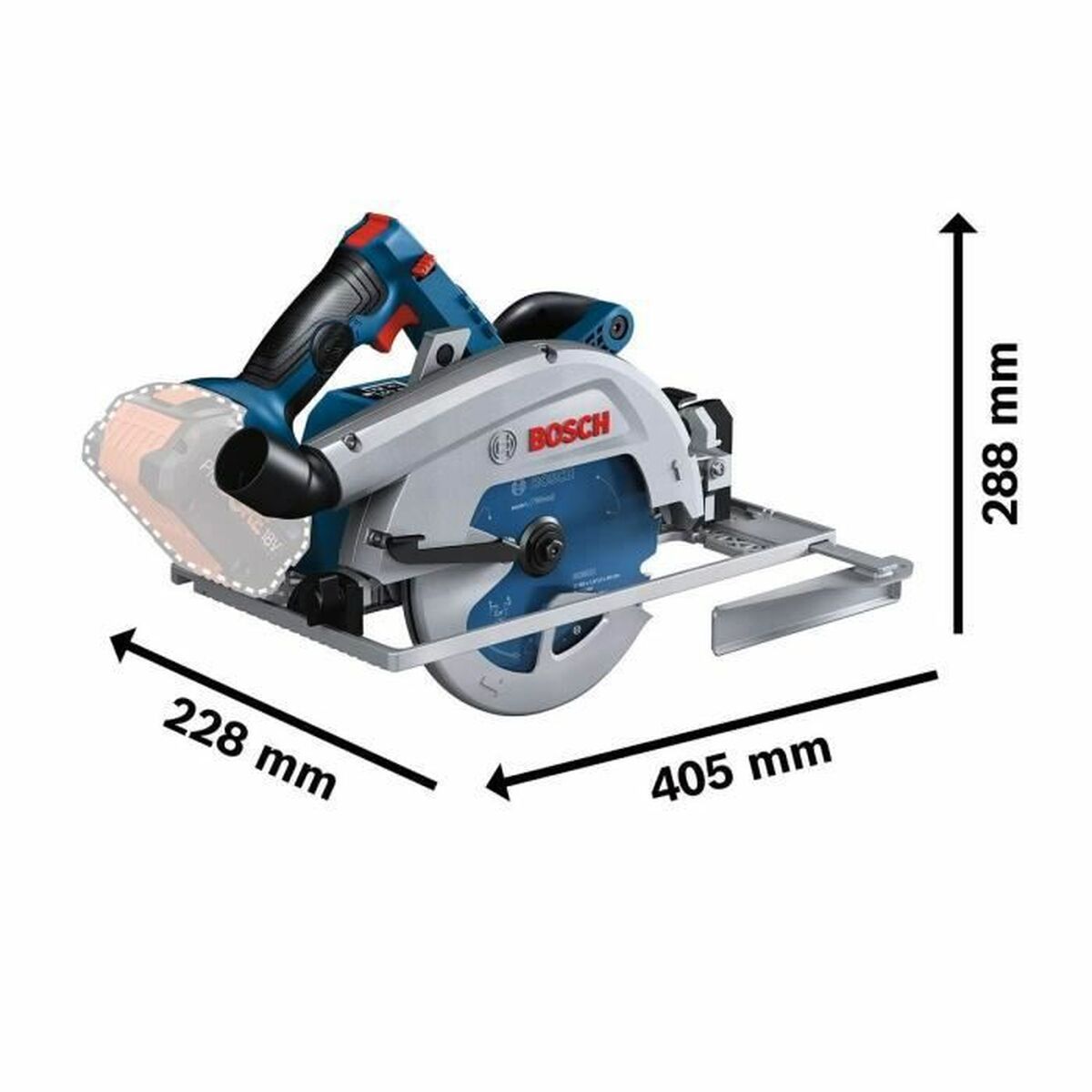 Cirkelsåg BOSCH GKS 18V-68 GC PROFESSIONAL 1800 W 18 V - 7