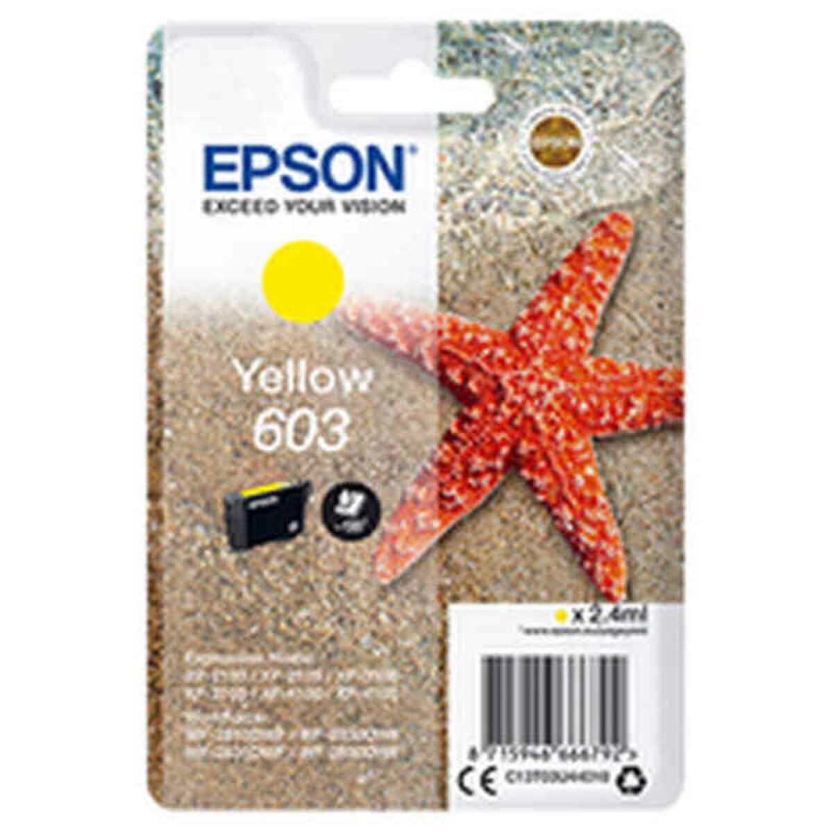 Original Bläckpatron Epson S0225347 Gul - 2