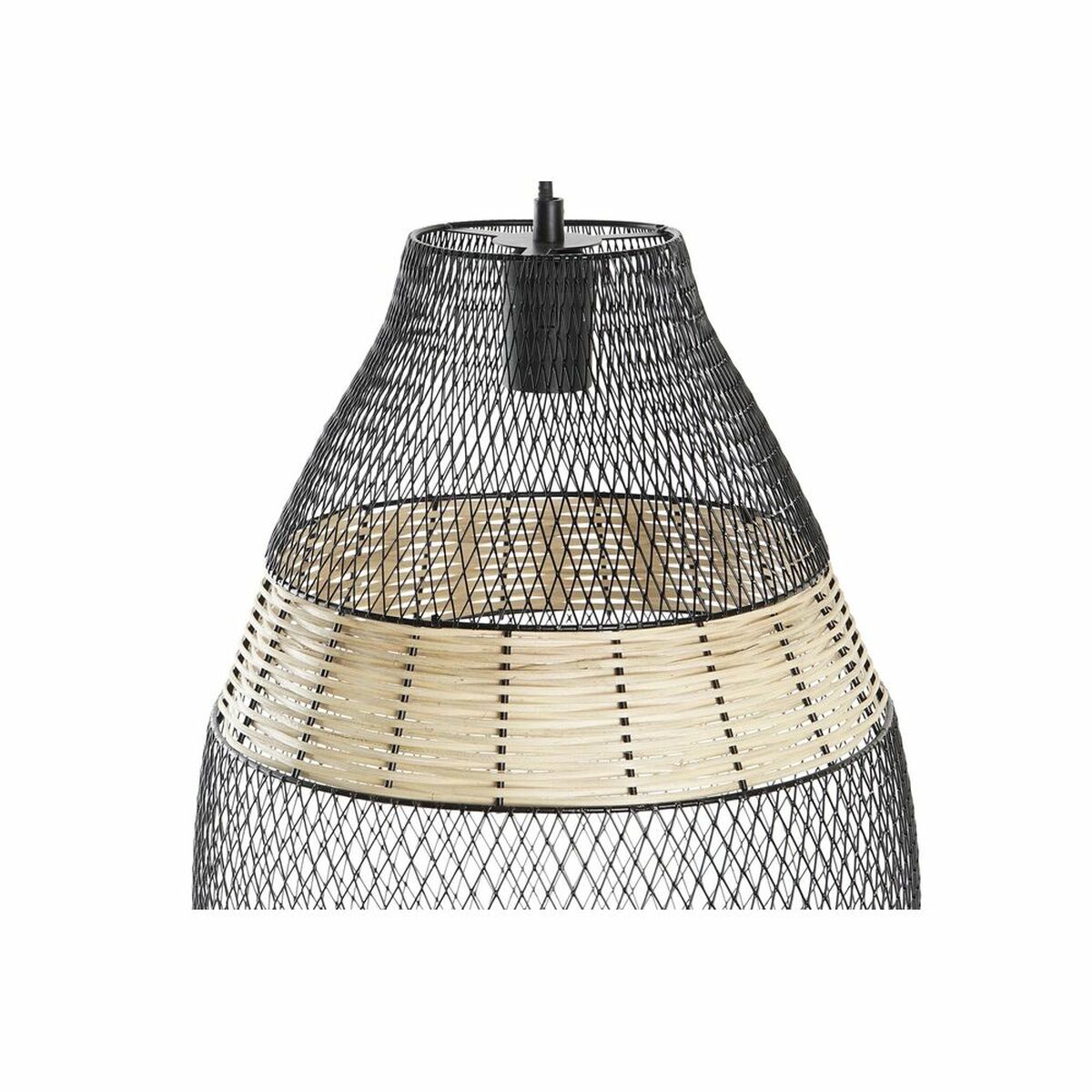 Taklampa DKD Home Decor Svart Metall Brun 50 W 32 x 32 x 43 cm - 10