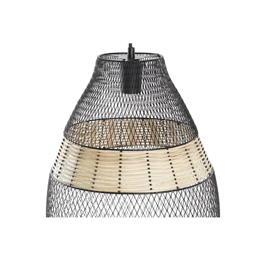 Taklampa DKD Home Decor Svart Metall Brun 50 W 32 x 32 x 43 cm - 5