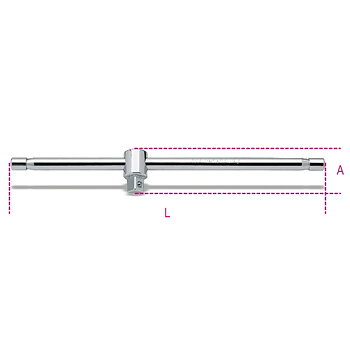 Beta Tools 1/2" T-handtag 920/42