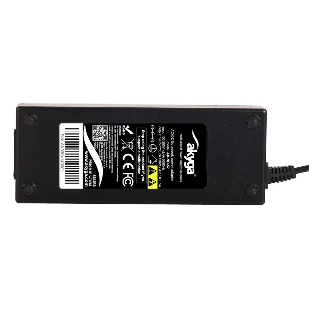 Laptopladdare Akyga AK-ND-57 130 W - 2