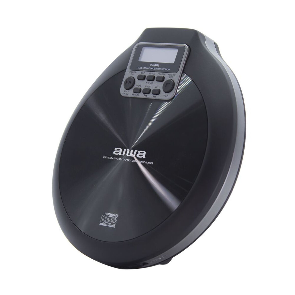 CD/MP3-spelare Aiwa PCD-810BL Bärbar Svart - 2