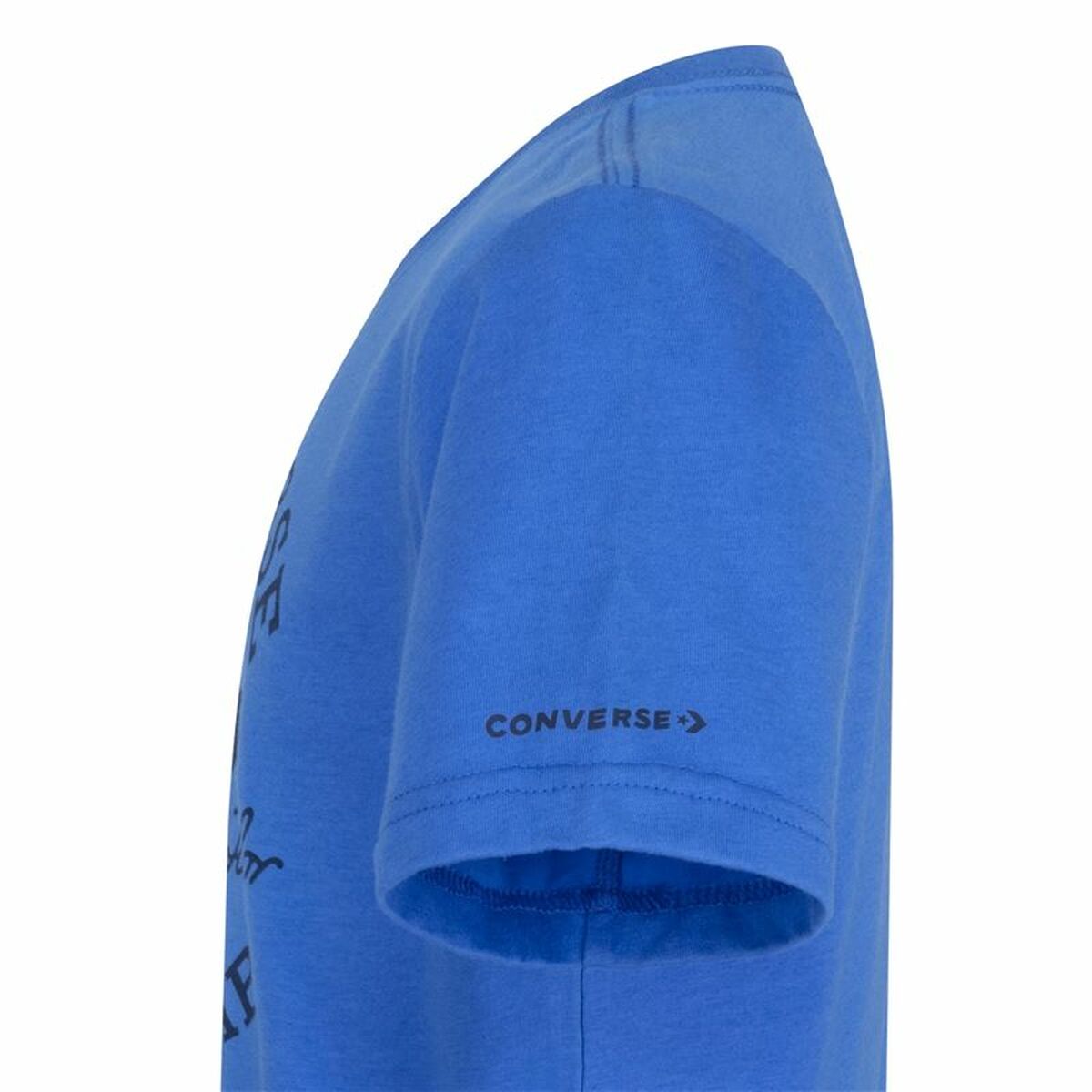 Barn T-shirt med kortärm Converse Sustainable Core Sse Blå - 5