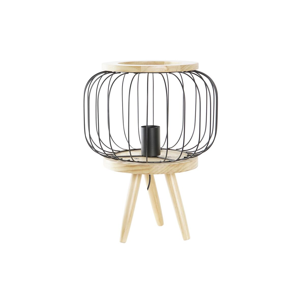 Bordslampa DKD Home Decor Svart Brun 220 V 50 W (29 x 29 x 38 cm) - 9