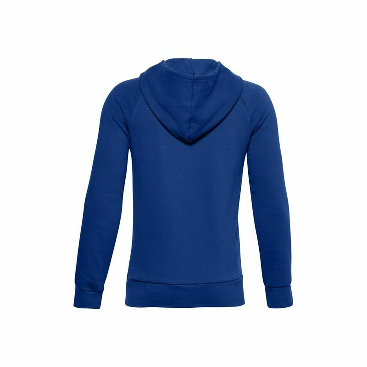 Tröja med huva Unisex Under Armour Rival Fleece Blå - 5
