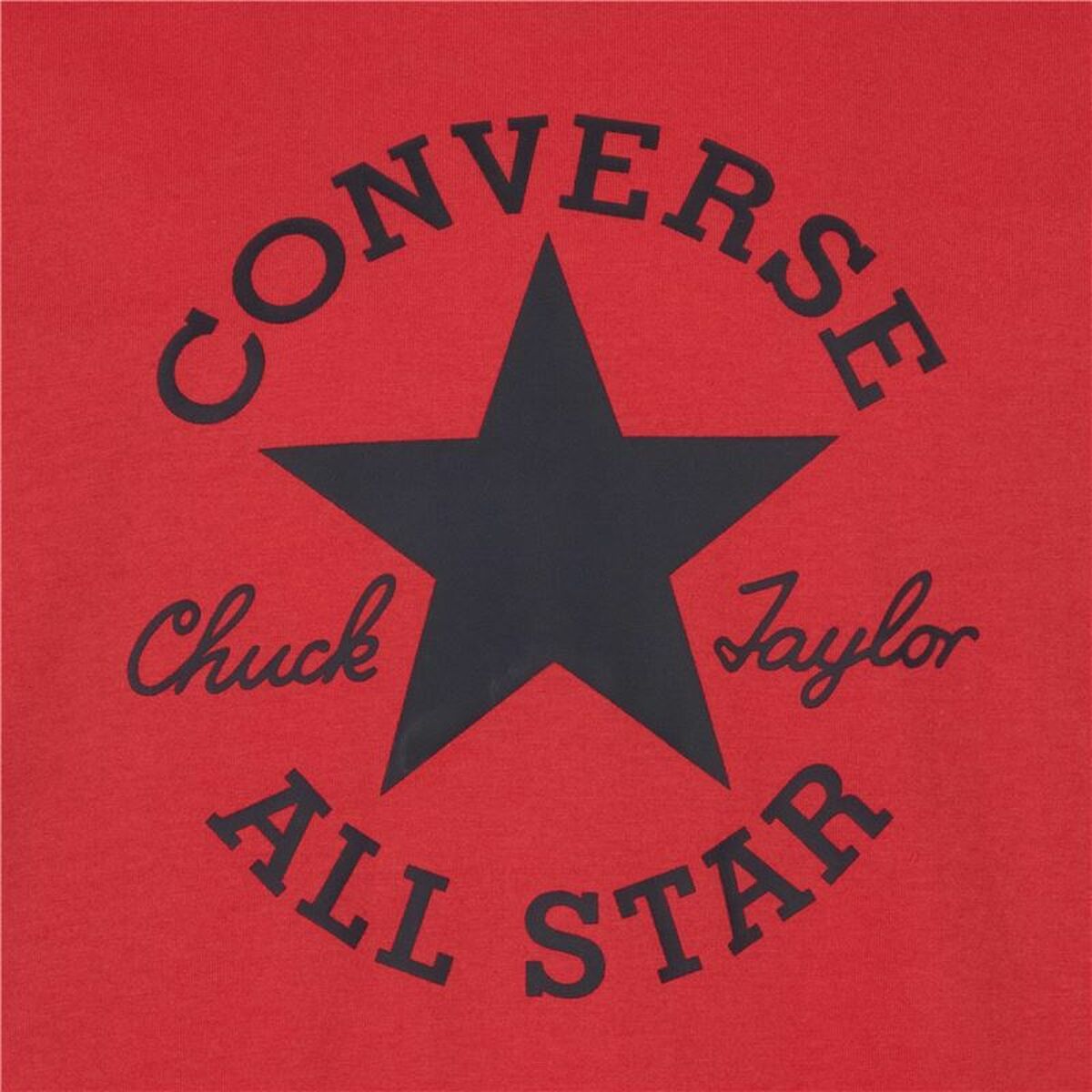 Barn T-shirt med kortärm Converse Sustainable Core Sse Röd - 5