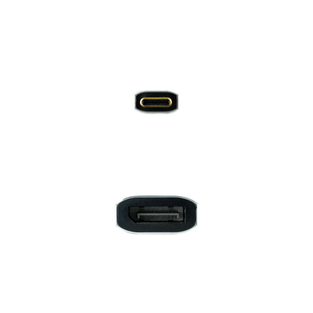 USB-C till DisplayPort Adapter NANOCABLE 10.16.4104-G Grå 15 cm 8K Ultra HD - 3