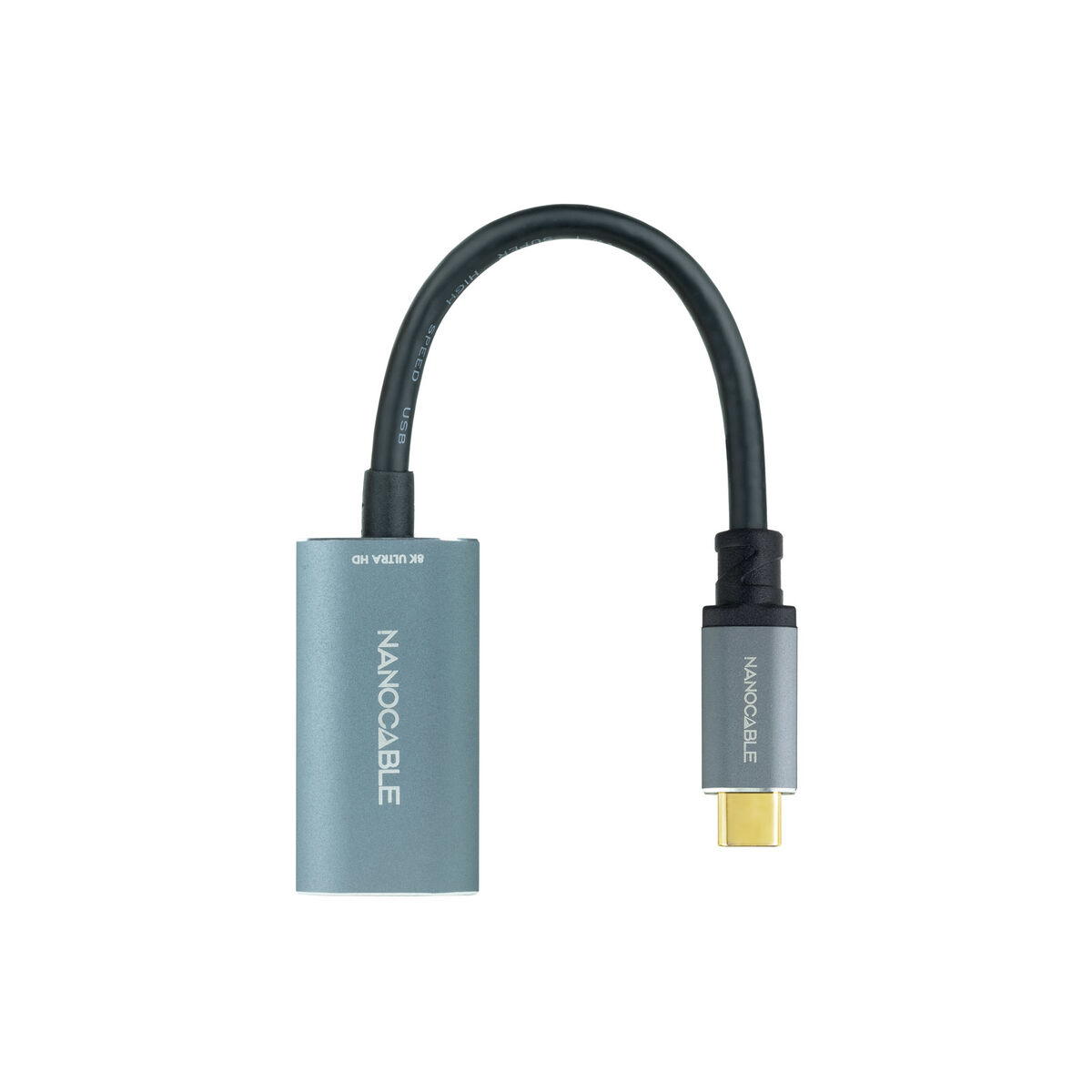 USB-C till DisplayPort Adapter NANOCABLE 10.16.4104-G Grå 15 cm 8K Ultra HD - 2