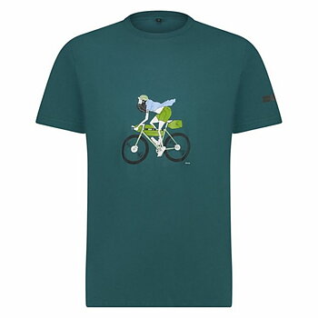 T-shirt med kortärm Herr Shimano Sentiero Ltd Blå