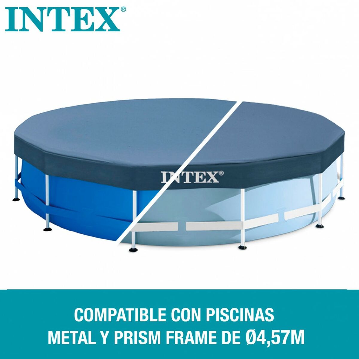 Pool Cover Intex 28032 Ø 457 cm 457 x 25 x 457 cm - 16