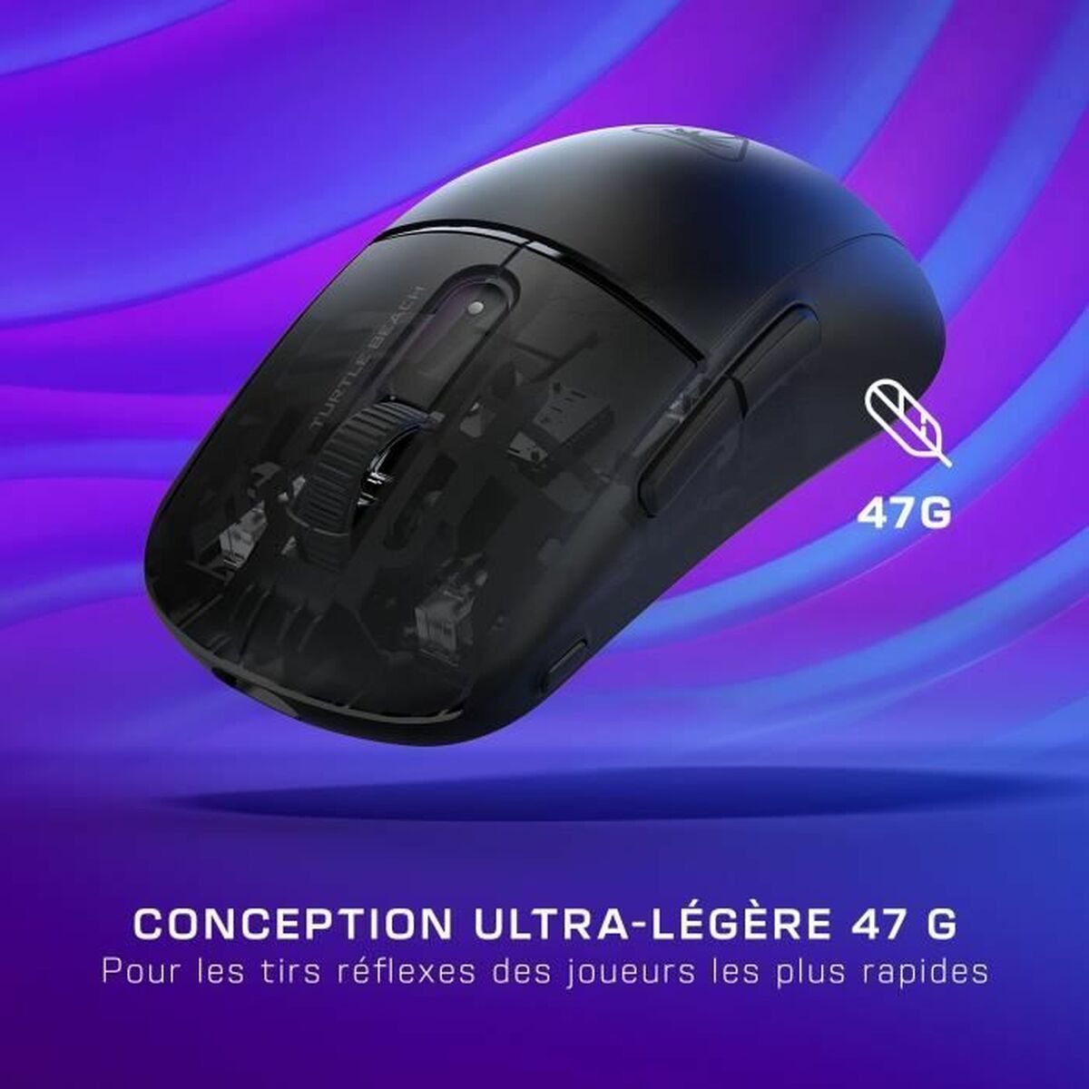 Mus Turtle Beach Burst II Air Svart 26000 DPI - 4