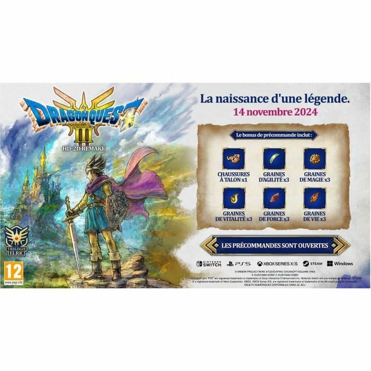PlayStation 5 Videospel Square Enix Dragon Quest III Hd-2d Remake - 2