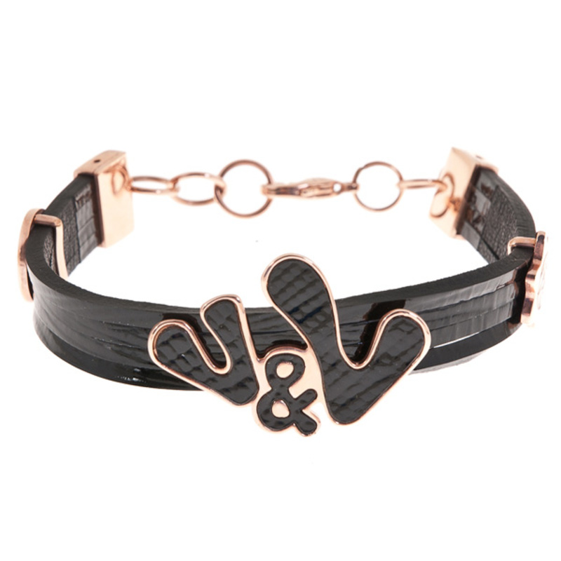 Damarmband Victorio & Lucchino VJ0267BR Svart Rosa Stål - 2