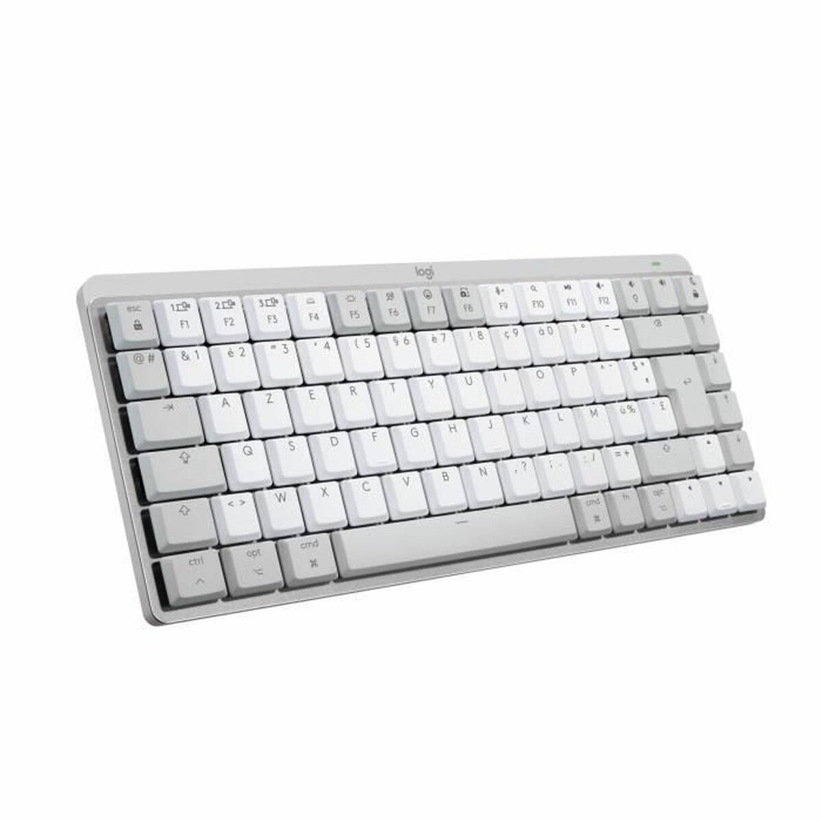Trådlöst Tangentbord Logitech MX Mini Mechanical for Mac Vit Vit/Grå Franska AZERTY - 2