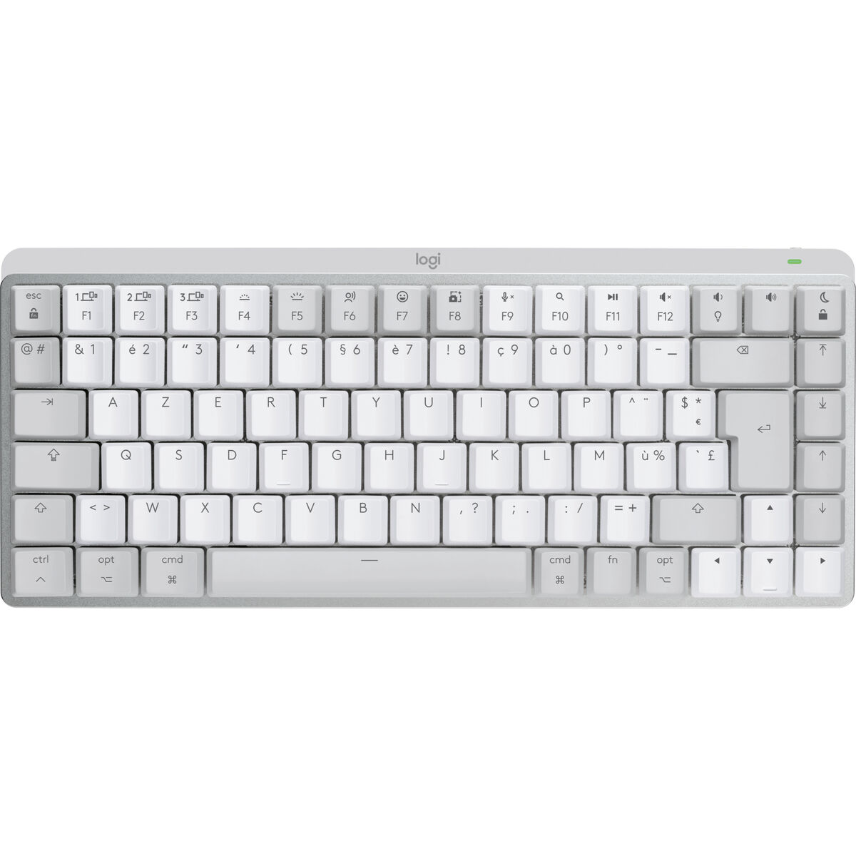 Trådlöst Tangentbord Logitech MX Mini Mechanical for Mac Vit Vit/Grå Franska AZERTY - 6