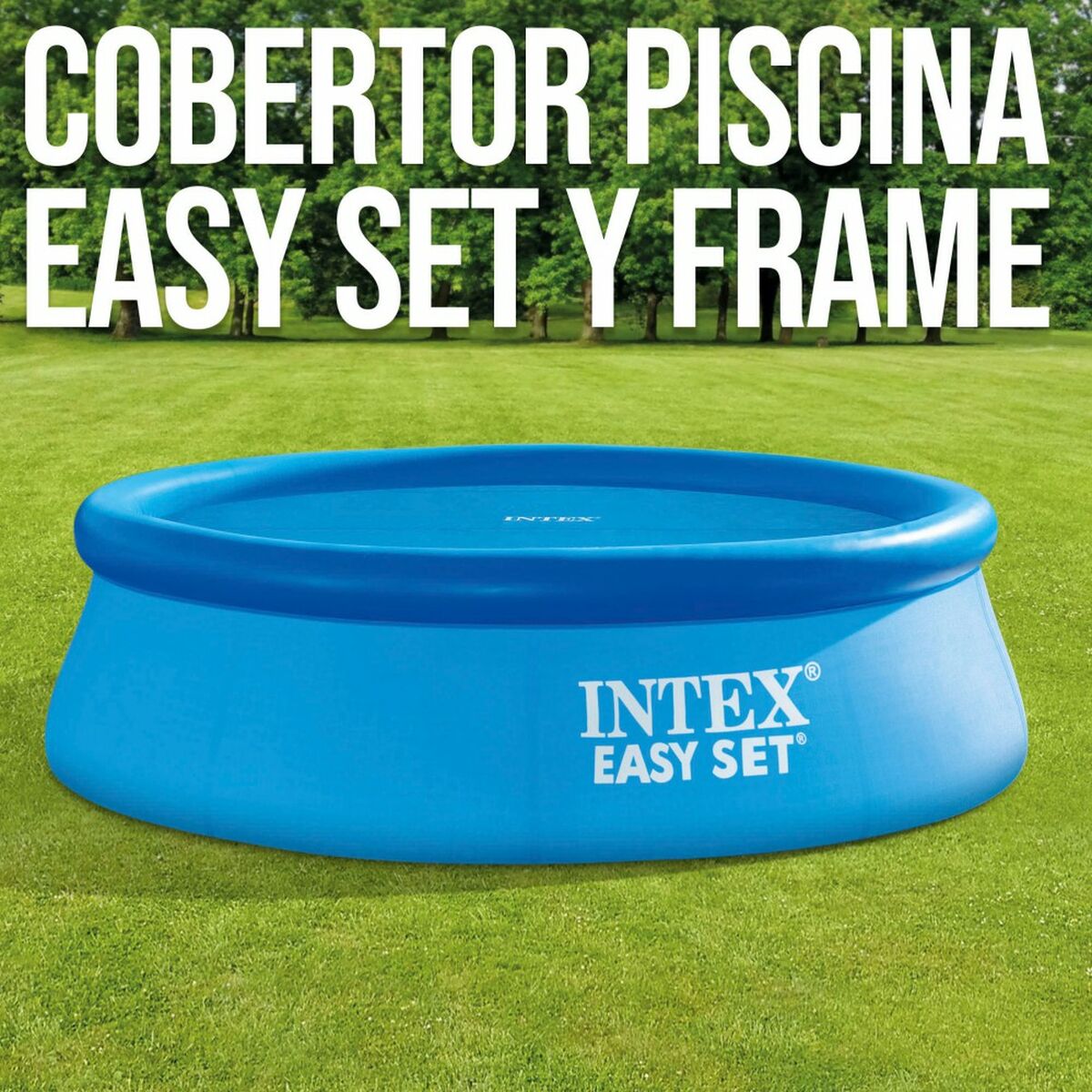 Pool Cover Intex 29023 EASY SET/METAL FRAME Ø 448 cm 419 x 419 cm - 10