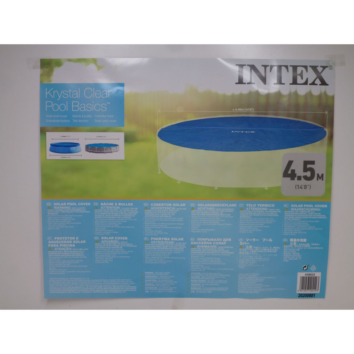 Pool Cover Intex 29023 EASY SET/METAL FRAME Ø 448 cm 419 x 419 cm - 15