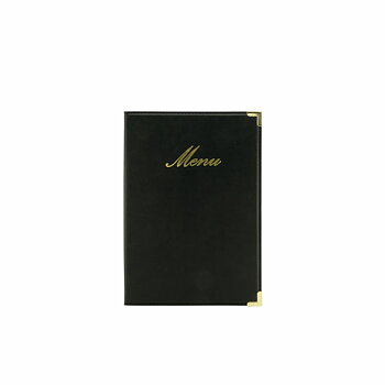 Menu holders Securit Classic 25 x 18 cm Svart