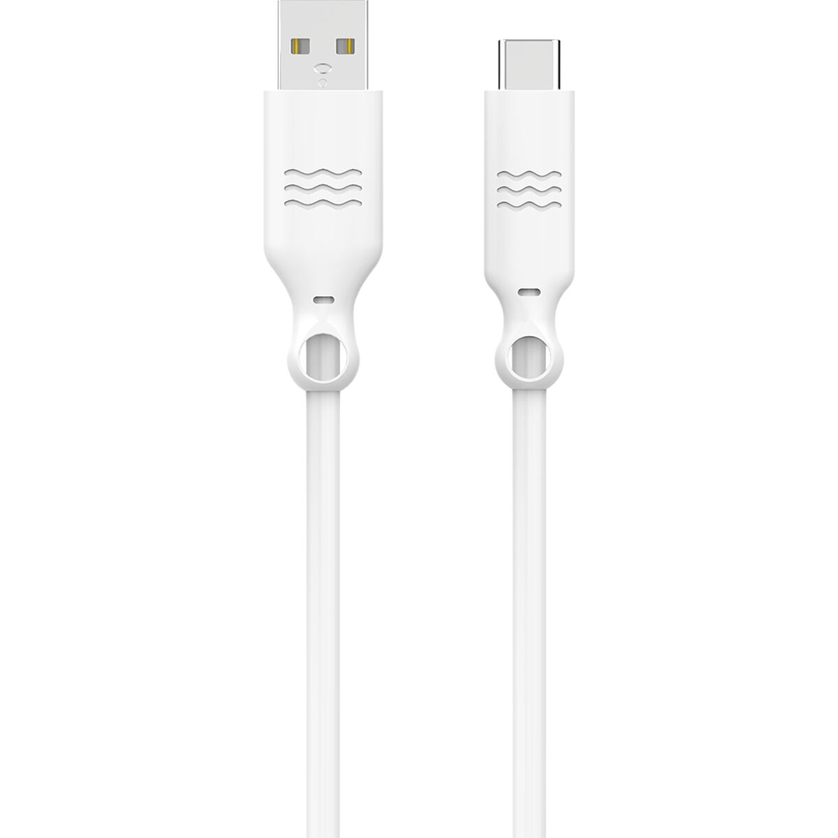 USB-kabel BigBen Connected JGCBLAC1M2W Vit 1,2 m (1 antal)