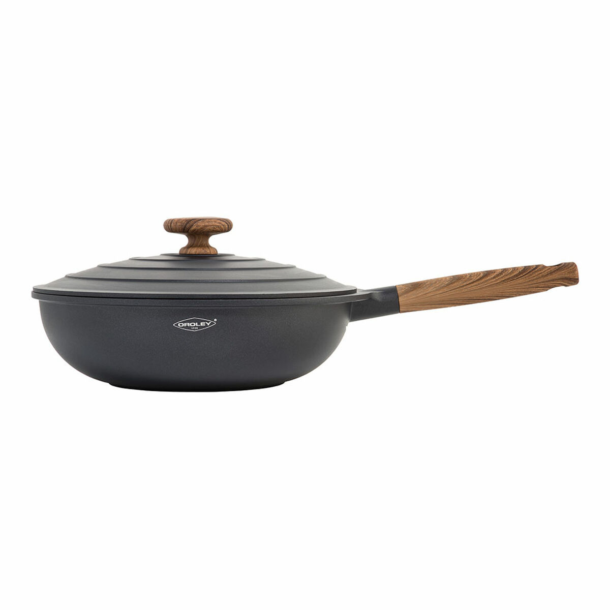 Wokpanna Oroley Nature Trä gjuta aluminium 30 cm - 3