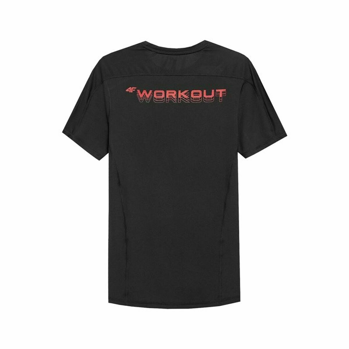 T-shirt med kortärm Herr 4F TSMF019  Svart - 7