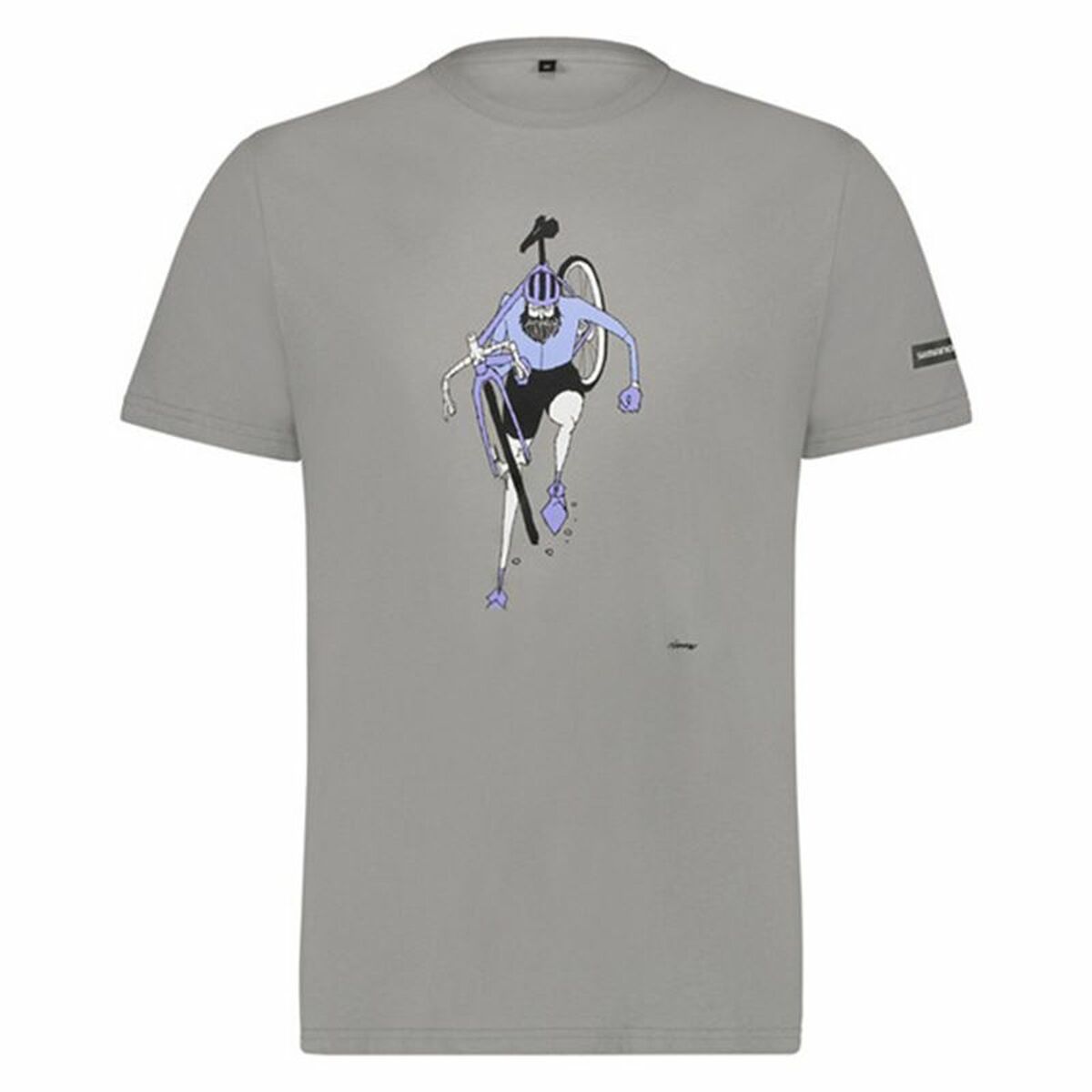 T-shirt med kortärm Herr Shimano Sentiero Ltd Mörkgrå