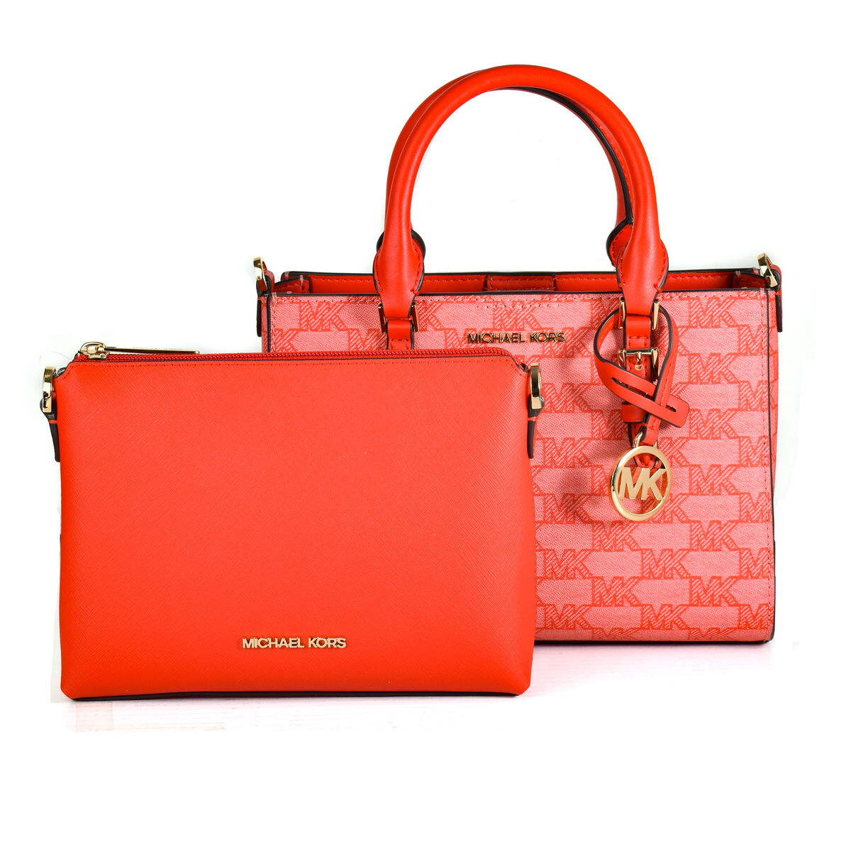 Damväska Michael Kors CHARLOTE Röd 27 x 16 x 10 cm
