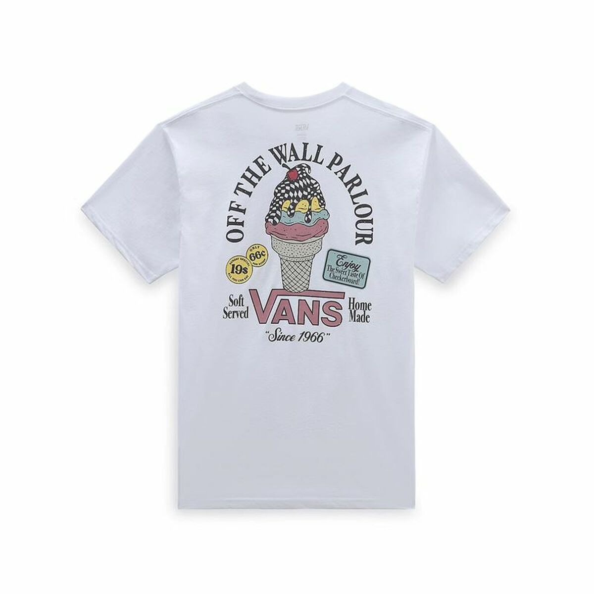 T-shirt med kortärm Herr Vans Checkerboard Taste - 3