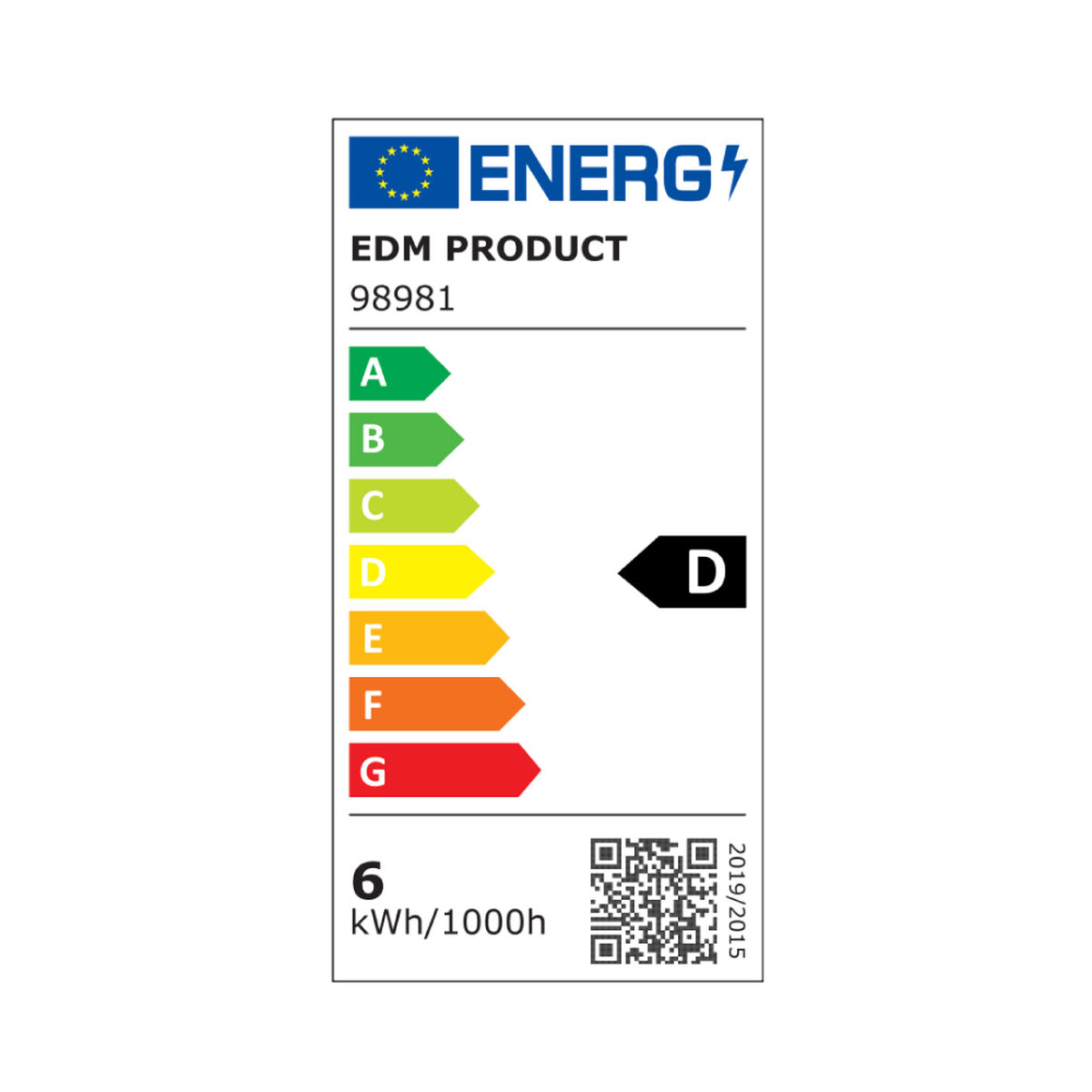 LED-lampa EDM 98981 D 5,5 W 45 W 60 W R7s 800 lm 600 lm 1,5 x 7,8 cm Ø 1,5 x 7,8 cm Linjär (6400 K) - 5