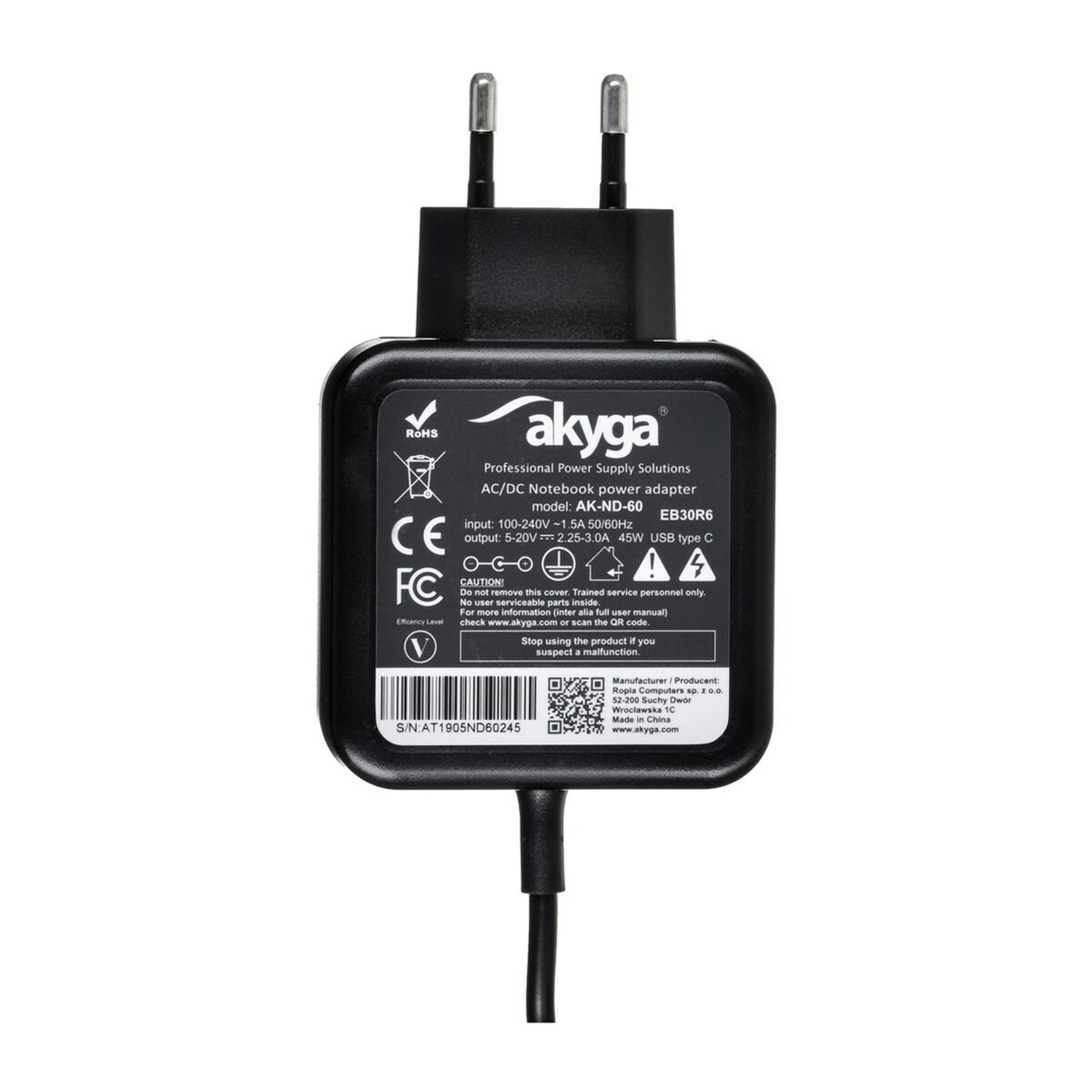 Laptopladdare Akyga AK-ND-60 45 W - 6