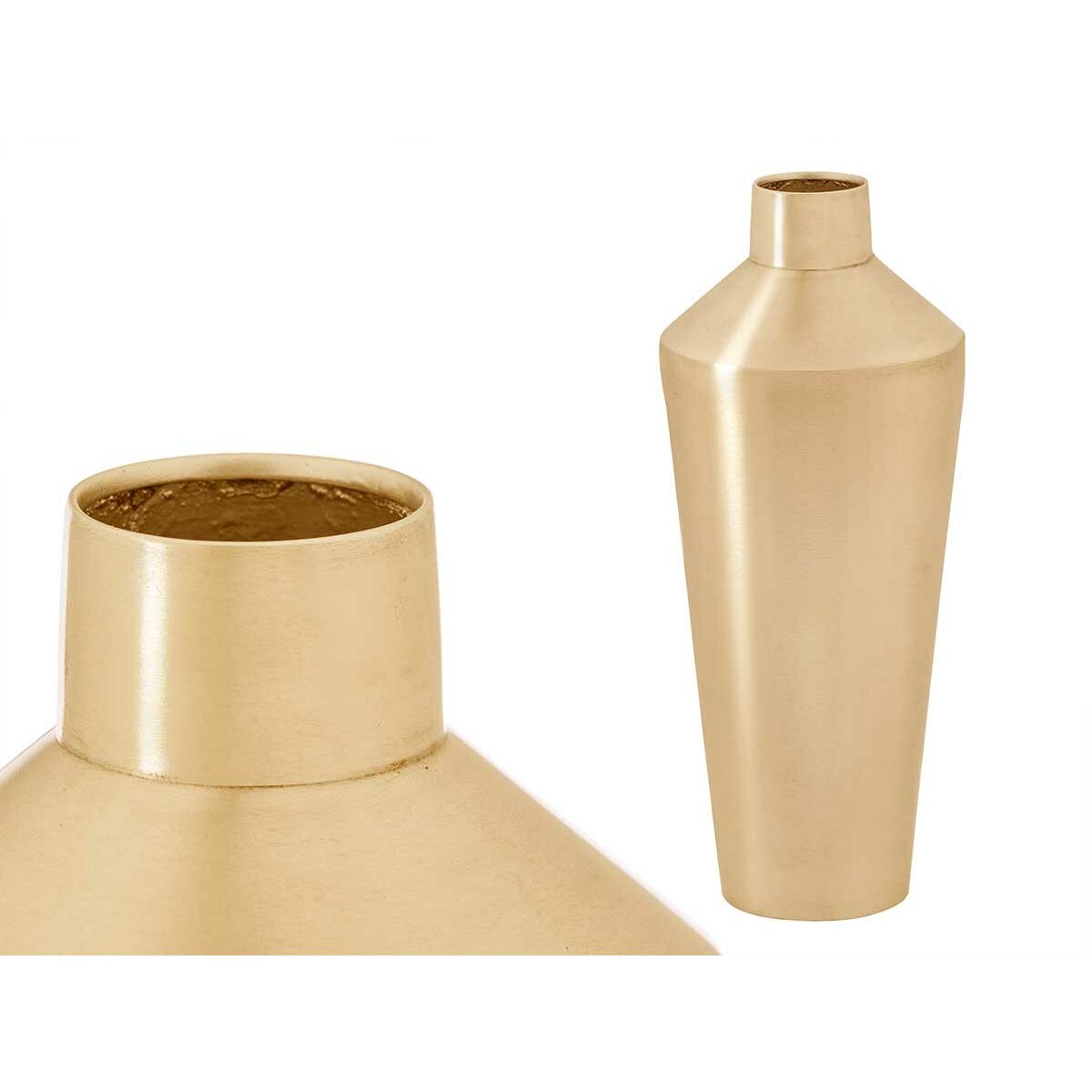 Vas Gift Decor Gyllene Järn 19 x 50 x 19 cm 50 x 19 x 50 cm